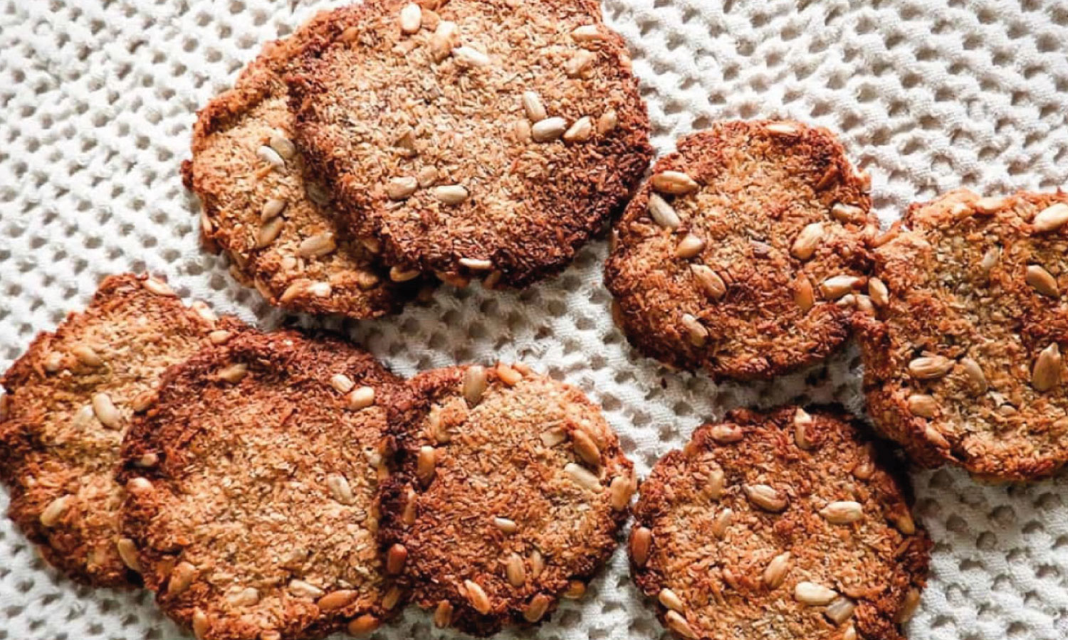 GALLETAS DE PLATANO Y COCO CON SEMILLAS DE GIRASOL 1