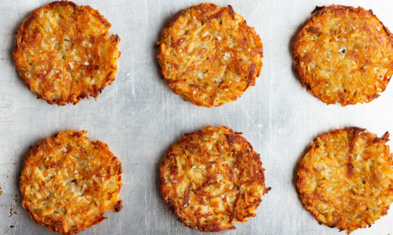 HASH BROWNS DE ZUCHINNI VEGETARIANO